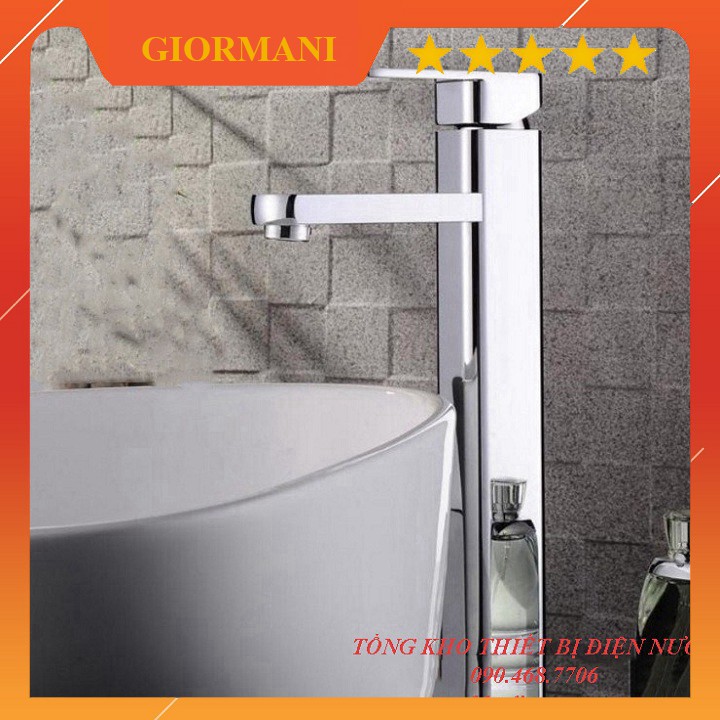 Vòi chậu rửa mặt, Vòi lavabo nóng lạnh chậu dương bàn cao cấp SNL 29 - tặng đôi dây cấp inox