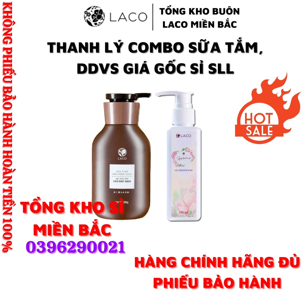 Combo Chăm Sóc Da Dưỡng Thể (Sữa Tắm Sake + Dung Dịch Vệ Sinh Marosa)