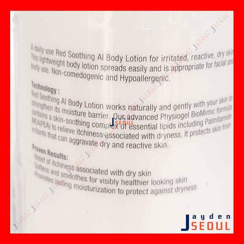 Sữa Dưỡng Thể AI 400ml Màu Đỏ Làm Dịu Da