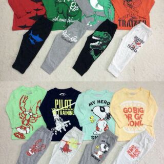 Bộ cotton oshko bé trai