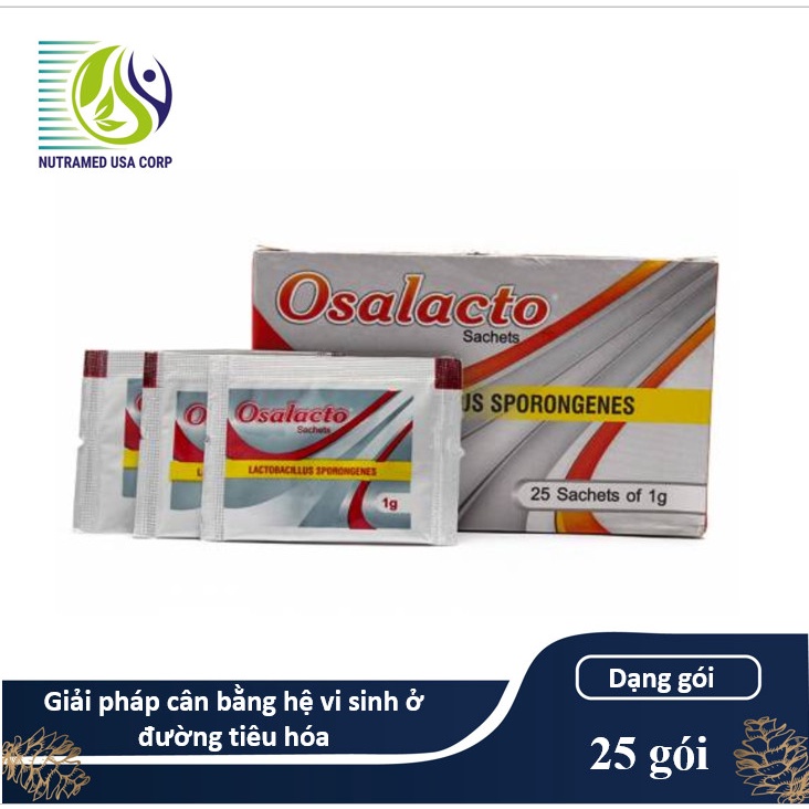 OSALACTO - GIẢI PHÁP GIÚP HỖ TRỢ CÂN BẰNG HỆ VI SINH Ở ĐƯỜNG TIÊU HÓA