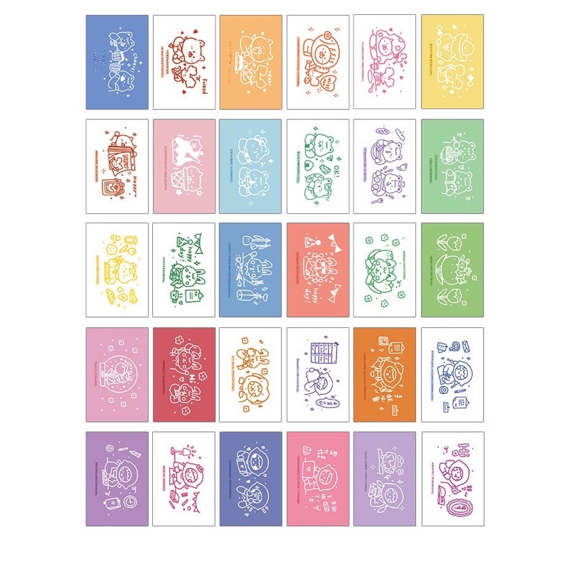 Postcard lẻ 2 tấm đáng yêu