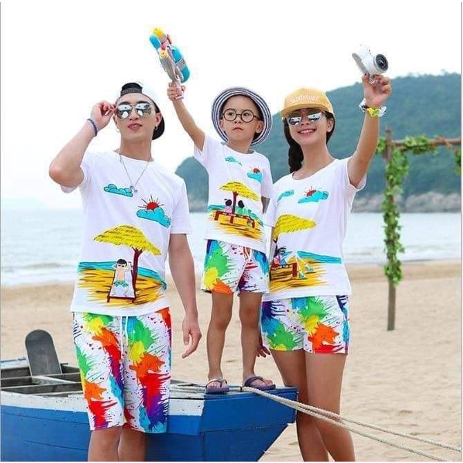 (QUẦN CAO CẤP - kho HCM) quần loang sơn đi biển, team - bộ hoa quả, trái cây big size- chuyên sỉ lẻ - nhuhuyen shop