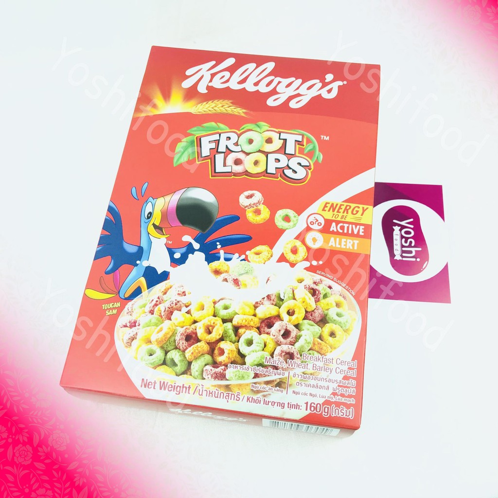 Ngũ Cốc Dinh Dưỡng Kellogg's Froot Loops 160gr - Thái Lan