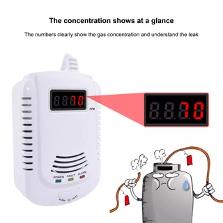 Máy dò khí gas, khí dễ cháy LPG LNG Than đá, Cảm biến cảnh báo rò rỉ khí đốt tự nhiên Smart home