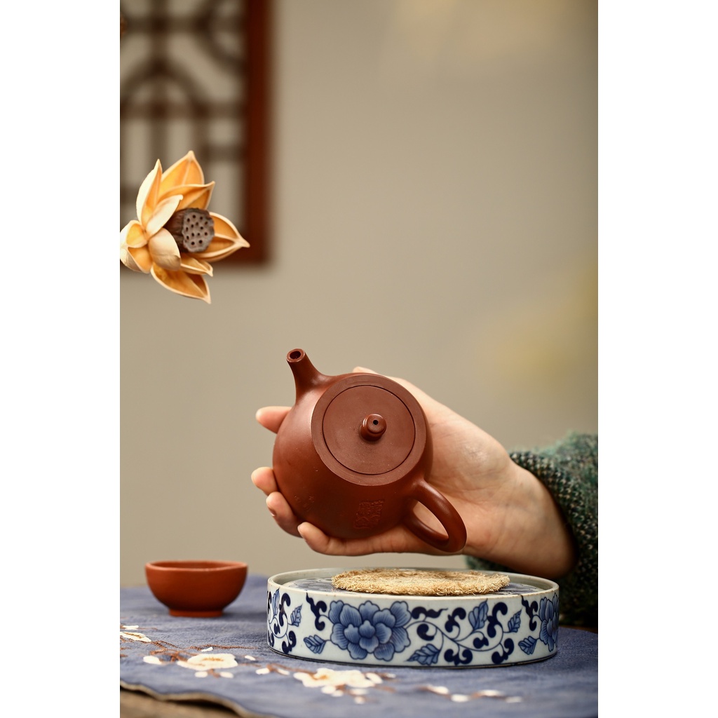 Ấm Tử Sa Nghi Hưng Hán Đạc 210 ml (Đại Hồng Bào)