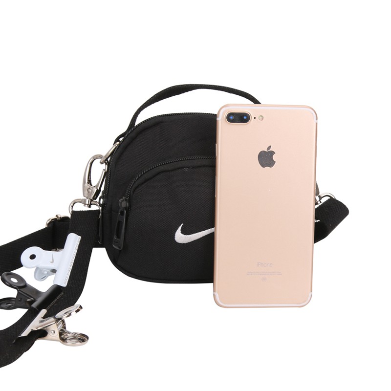 Túi Xách Nike Mini Dáng Vuông Chất Liệu Canvas Cho Nam Và Nữ