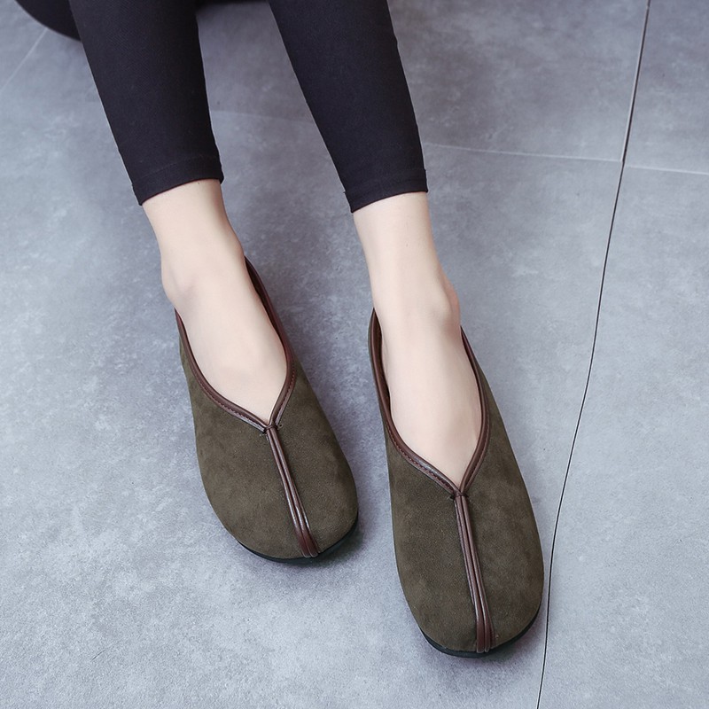 Giày Lười Da Lộn Thời Trang Hàn Quốc 2021 | BigBuy360 - bigbuy360.vn