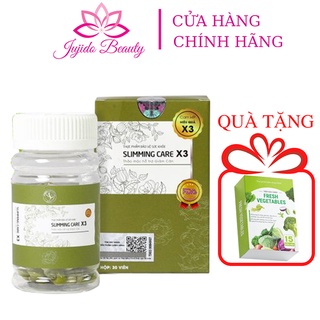 Trà Giảm Cân Slimming Care X3, Trà Thảo Mộc Giảm Cân Nhanh Cấp Tốc Giảm Mỡ An Toàn Hộp 30 Viên