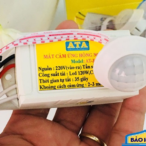 ⚡GIAO HỎA TỐC⚡ Mắt cảm ứng hồng ngoại ATA 330 (bật đèn khi có người, tắt đèn khi người ra ngoài vùng quét cảm ứng)