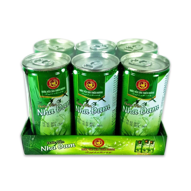 Combo 2 hộp yến lon Thiên Hoàng cao cấp 12 lon x 190ml