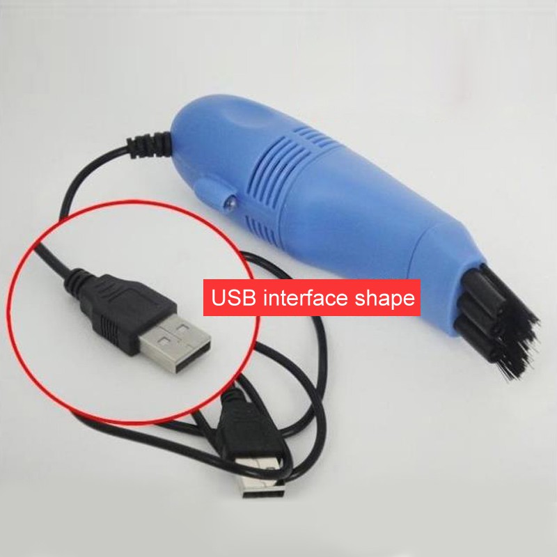 Máy Hút Bụi Bàn Phím Mini Có Cổng Sạc Usb