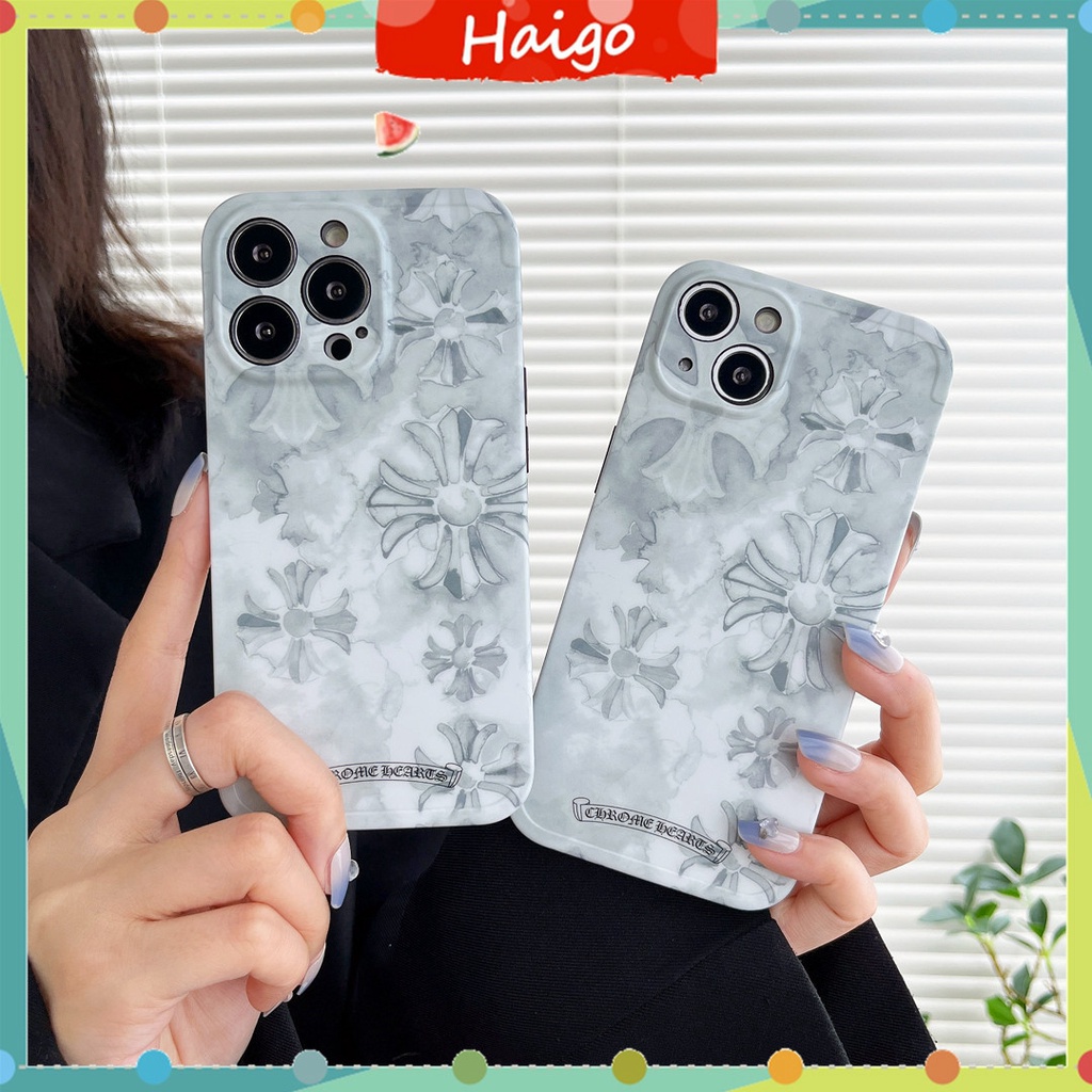 Ốp Điện Thoại Nhựa Cứng In Hình Trái Tim CHROME Cho iPhone14 13 12 Mini 11 PRO MAX 6 / 6s 7 / 8plus SE2 X / XS XR XSMAX #Hg5101