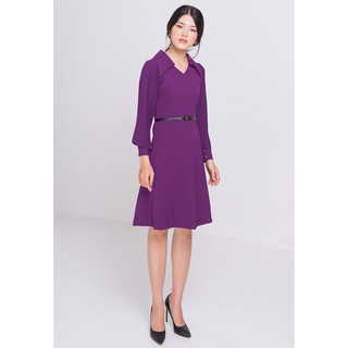 Đầm Dài Cổ V Bản To Lilya 01DRE2067