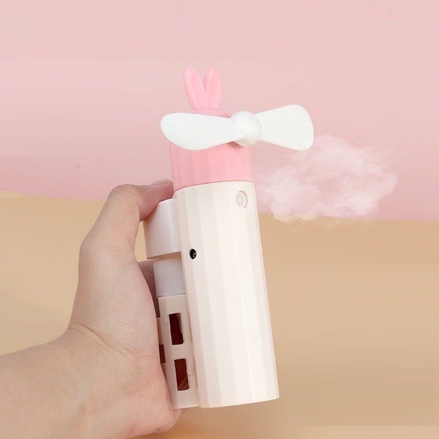 Quạt cầm tay phun sương để bàn nhỏ gọn pin sạc tích điện Gutek F11 | BigBuy360 - bigbuy360.vn