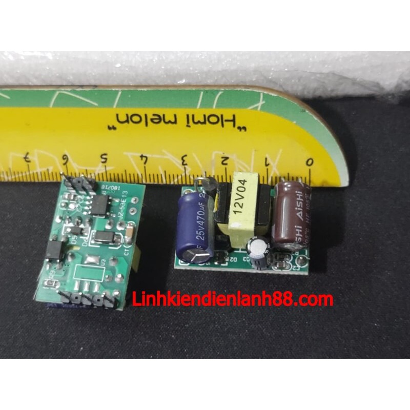 Module Nguồn Xung Mini 2*3cm Dáng Nằm 12V 400MA