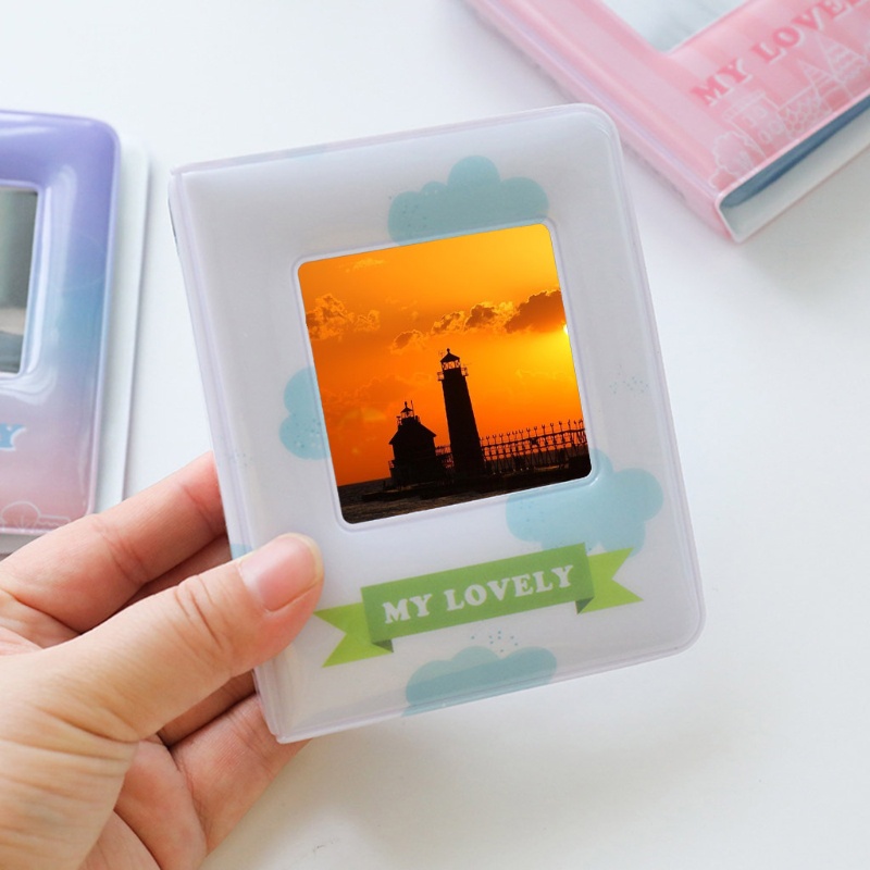 Album Đựng Ảnh 36 Tấm Hình Vuông Mini 3 Inch Nhiều Màu Dễ Thương