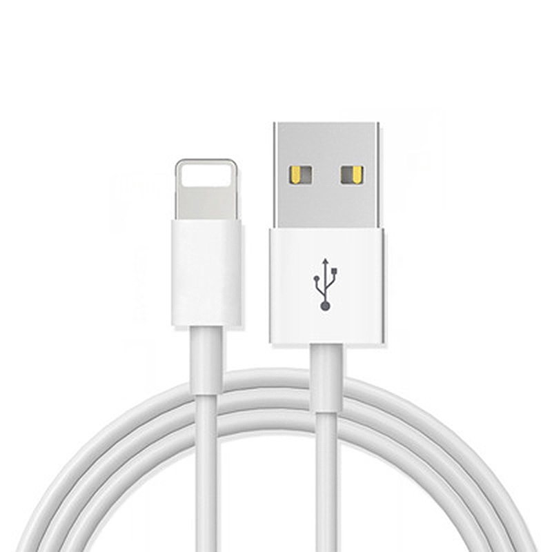 Dây cáp sạc USB sang lightning 1M màu trắng nhỏ gọn thông dụng cho iPhone 5 6 7