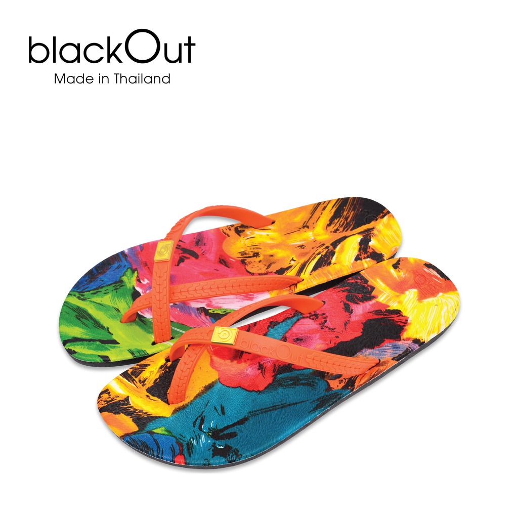 Dép xỏ ngón đế in blackOut hoa văn sơn