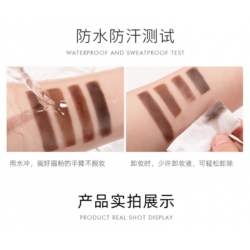 [Hàng mới về] Phấn kẻ lông mày MAYCHEER chống nước chống mồ hôi kèm cọ