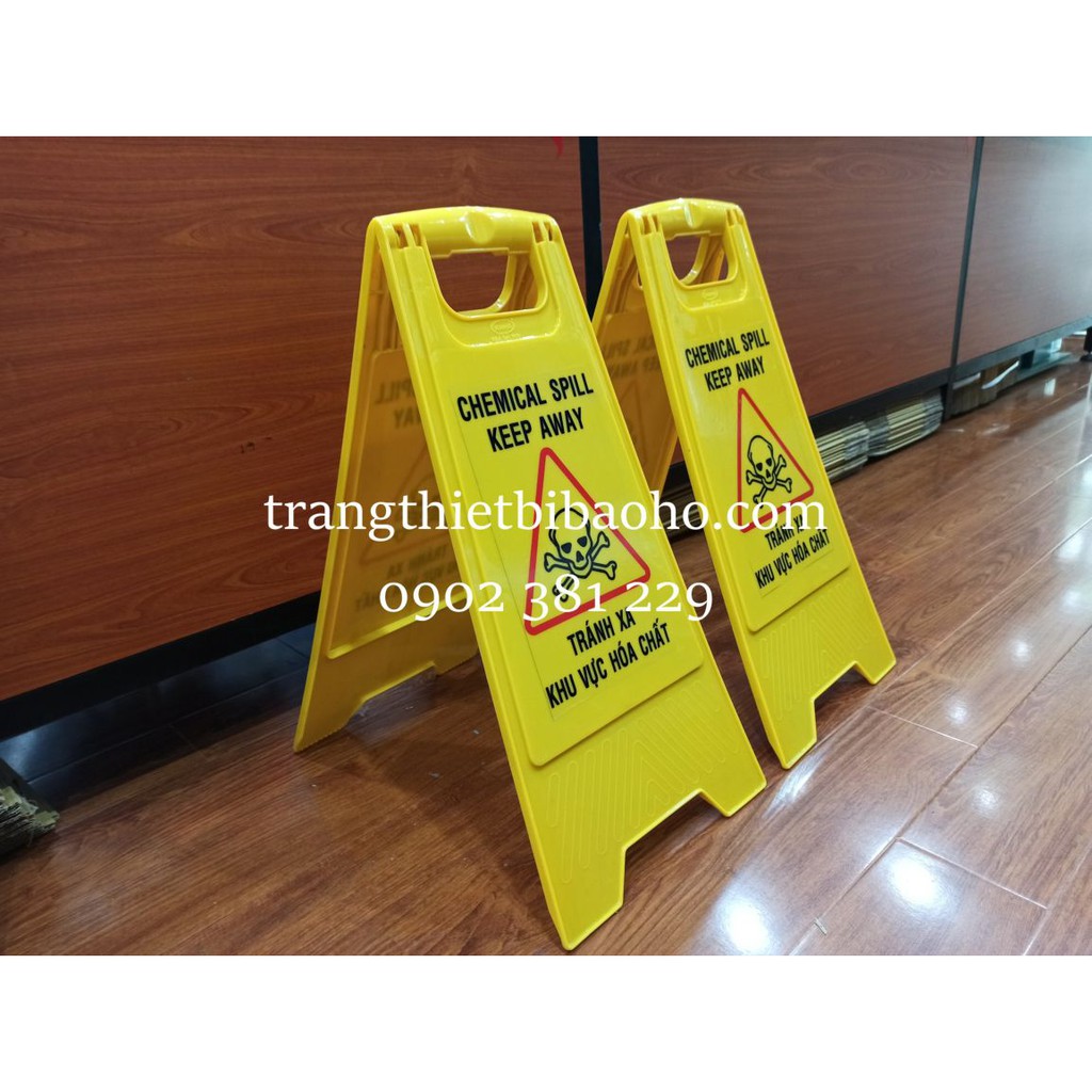 Biển báo chữ A - Tránh xa khu vực hóa chất