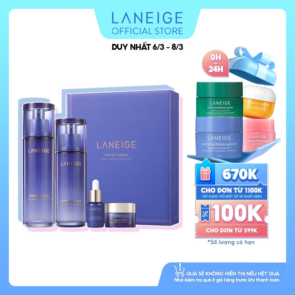 Bộ sản phẩm Laneige Perfet Renew Anti-Aging Duo Set
