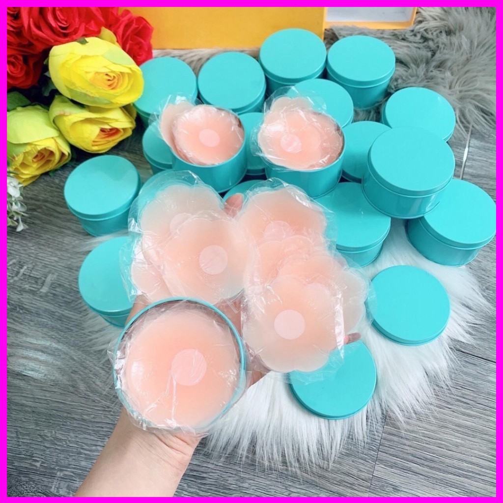 Miếng Dán Ngực Silicon Loại đẹp, Hộp 10 miếng dán Ngực