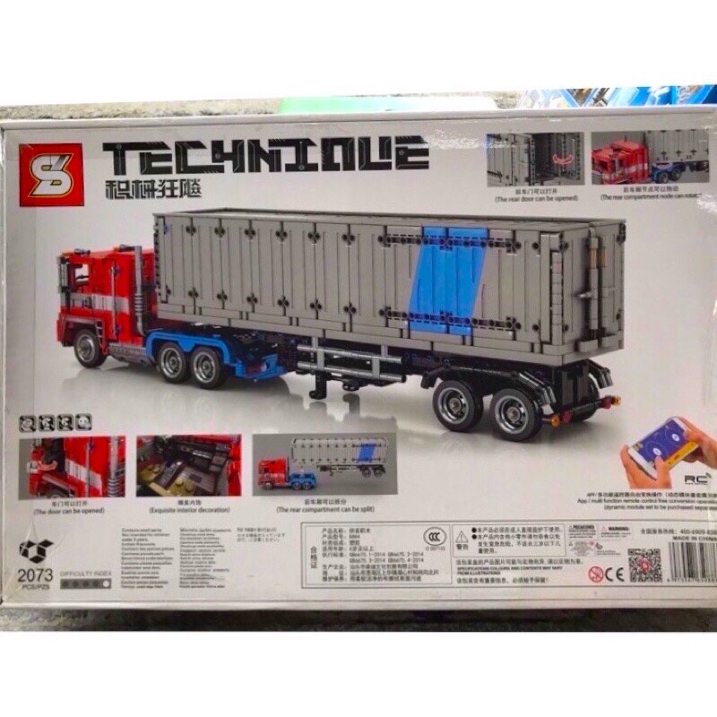 Lắp ráp mô hình ô tô Technic nonlego - Sy 8884