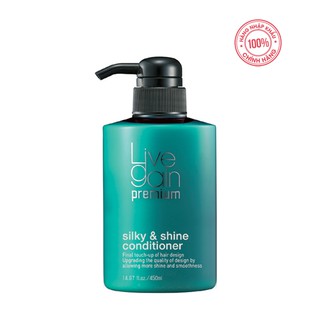 Xả/hấp giữ màu nước hoa Livegain Premium Silky & Shine Conditioner 450ml Hàn Quốc