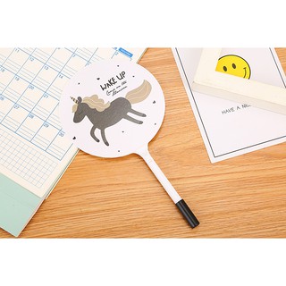 Bút quạt Unicorn Wake up