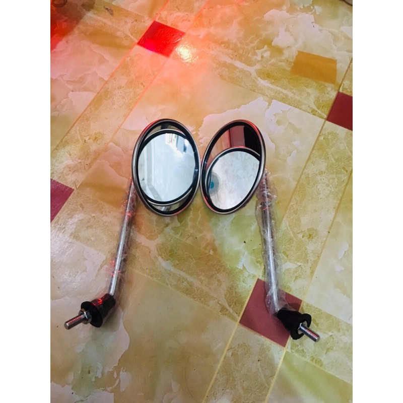 GƯƠNG CHIẾU HẬU ALIZABETH 8LY INOX