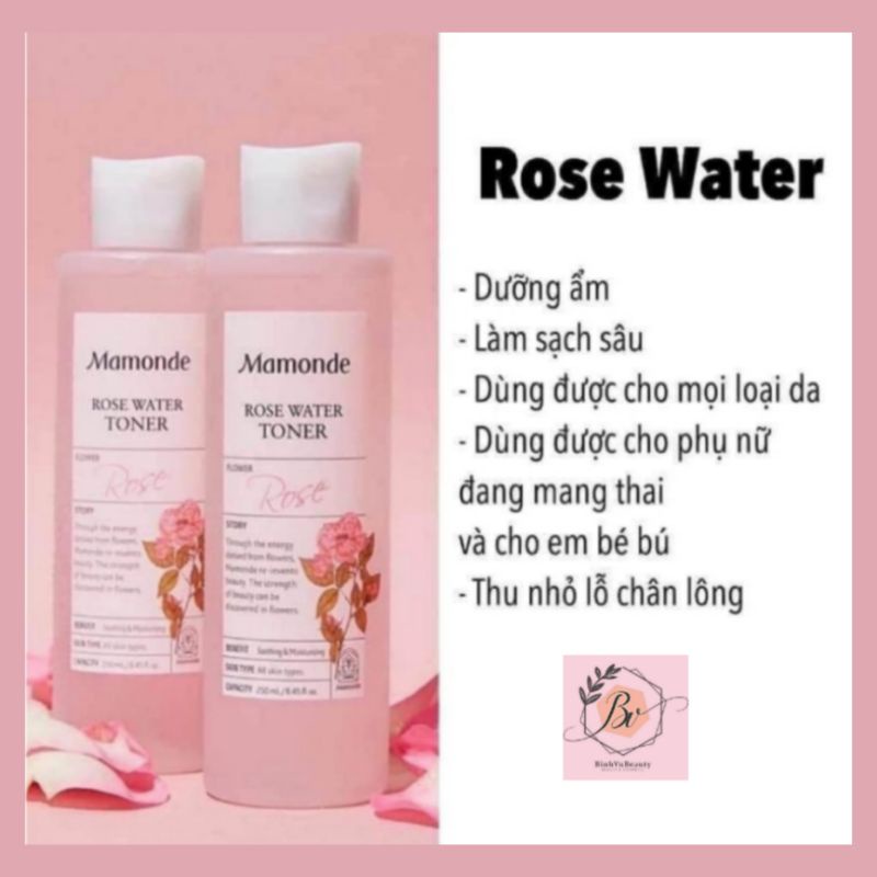 Nước hoa hồng Toner diếp cá mamonde 250ml