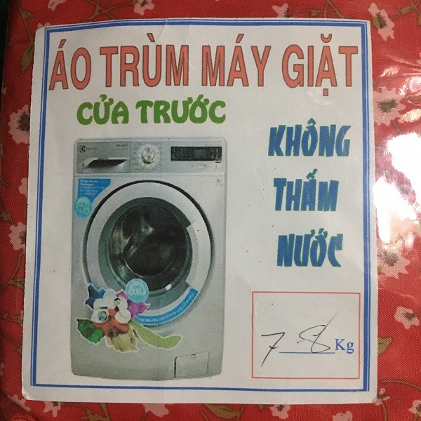 Trùm máy giặt  7kg -8kg vải dù loại tốt (chọn mẫu theo hình )