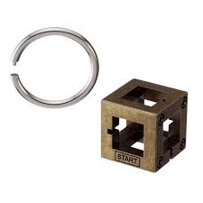 Đồ chơi trí tuệ_Thử thách trí não_Cast Box- Hanayama Puzzle_Hack não_IQ Toys_Giải đố_Tư Duy Sáng Tạo_Rèn luyện trí tuệ