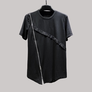 Áo thun nam streetwear zipper Lexuza 133