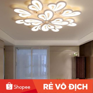 Đèn LED Ốp Trần Phòng Khách ️🍀 Đèn Ốp Trần Hiện Đại G18 💦 3 chế độ sáng kèm điều khiển từ xa 👉 bảo hành 1 năm
