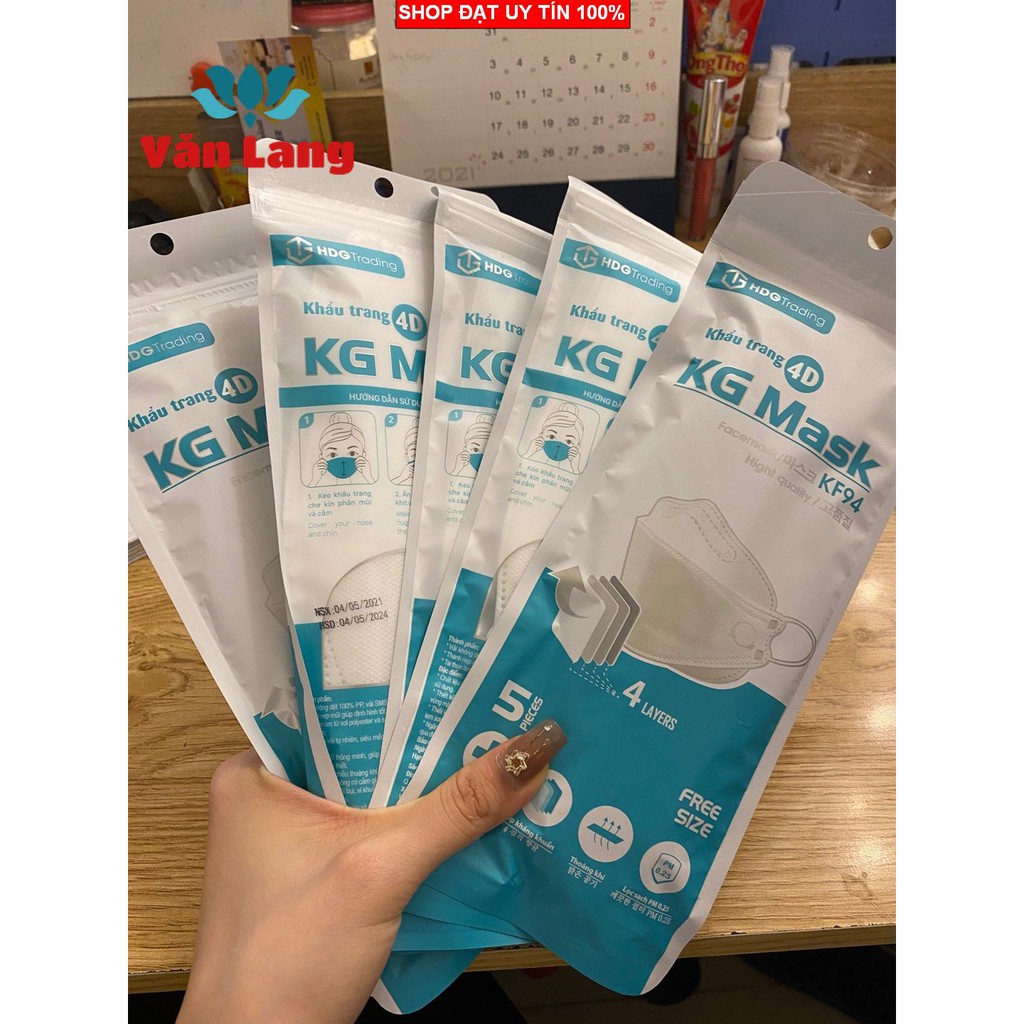 30 Chiếc Khẩu trang 4D Kháng Khuẩn Mask