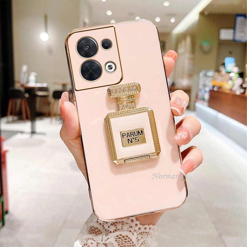 Ốp Điện Thoại Siêu Mỏng Có Giá Đỡ Bảo Vệ Ống Kính Cho Oppo Reno8 Pro 5G Reno7 Z 7 Pro Oppo A77 A57 4G 5G 2022