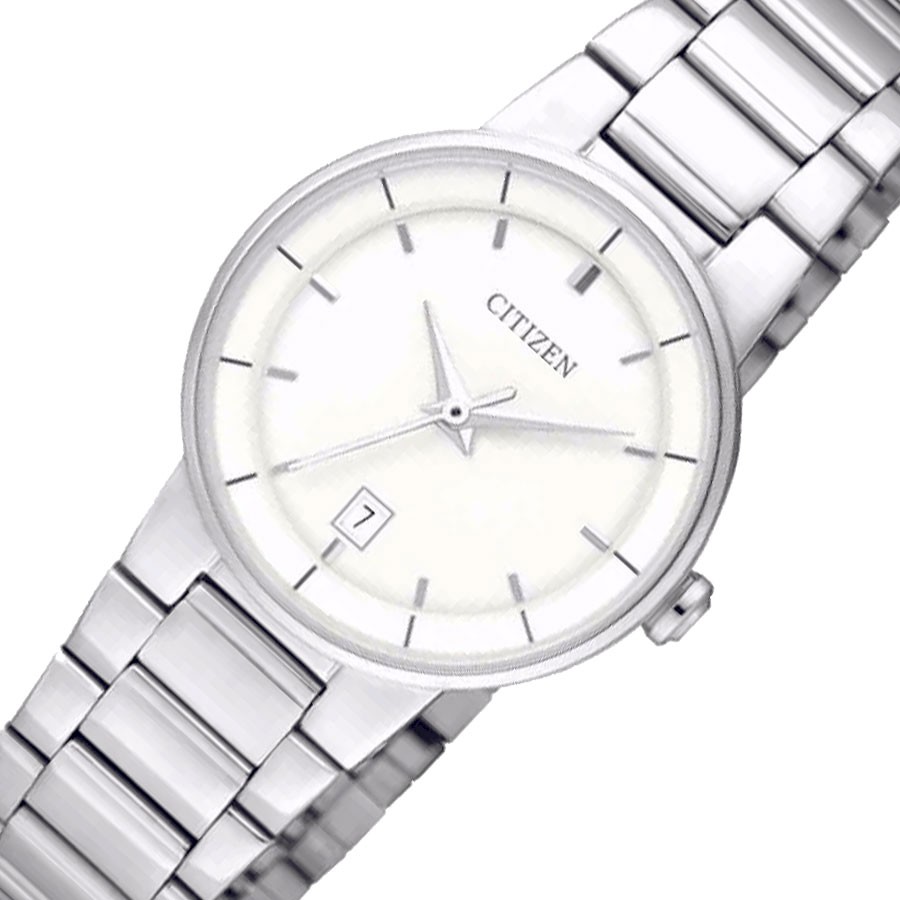 Đồng Hồ Citizen Nữ Dây Kim Loại Pin-Quartz EU6010-53A - Mặt Trắng (27mm)