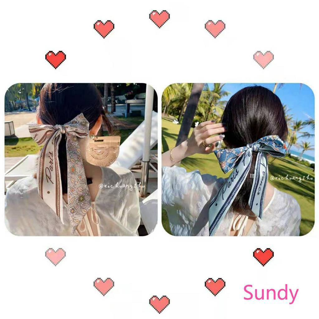 Dây cột tóc lụa đa tiện dụng kiểu dáng xinh xắn thời thượng cho nữ