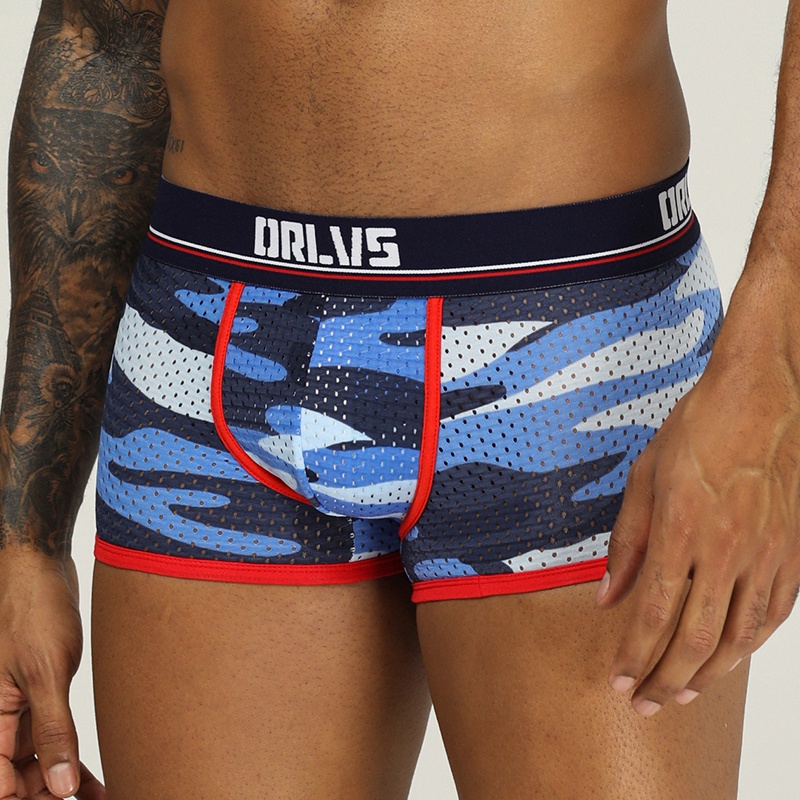 Quần Lót Boxer Nam Dạng Lưới Thoáng Khí Nhanh Khô Orlvs OR191