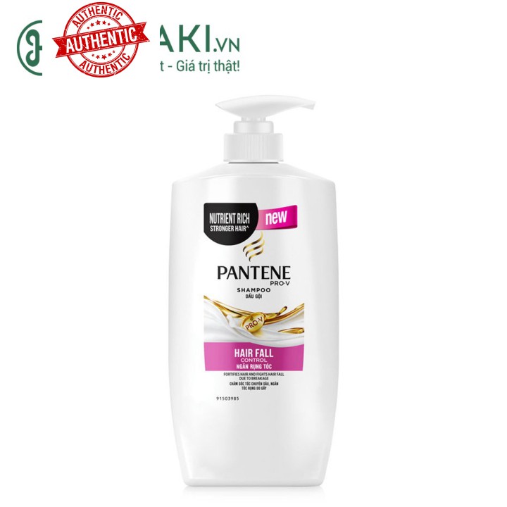 [Mã chiết khấu giảm giá sỉ mỹ phẩm chính hãng] Dầu Gội PANTENE Ngăn Rụng Tóc Hair Fall Control Shampoo 650g