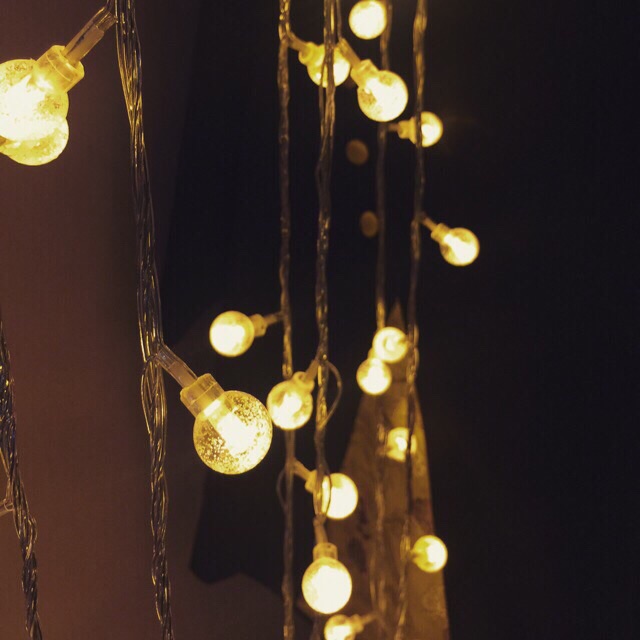 Đèn led bi bọt cherry ball trang trí dùng pin/usb/ điện