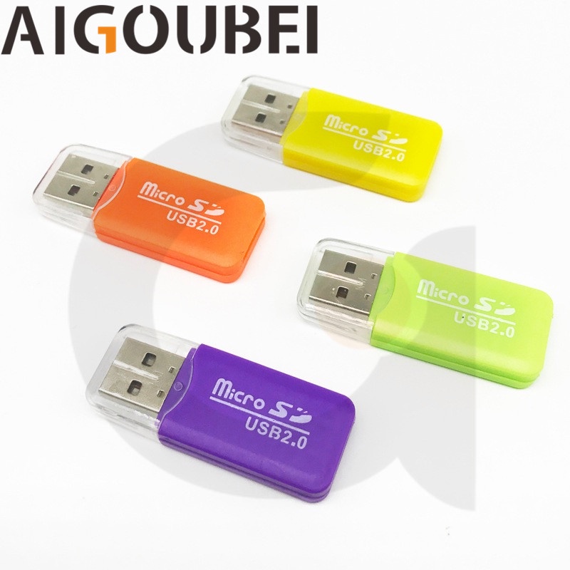 Micro SD TF small USB 2.0 high speed metal memory card reader