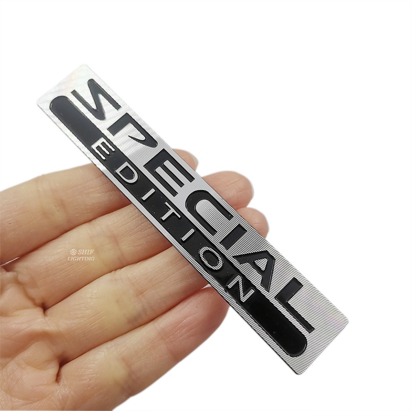 1 x Miếng Dán Logo Bằng Kim Loại Trang Trí Thân Xe Hơi