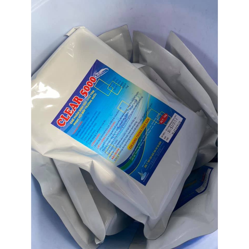 MEN VI SINH XỬ LÝ NƯỚC VÀ ĐÁY AO NUÔI - ''CLEAN 5000'' - HÀNG TỐT
