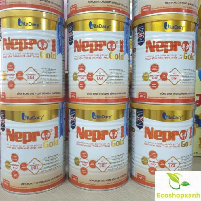 Combo 3 lon Sữa Nepro gold 1 400g/Date mới nhất thị trường T4.2023