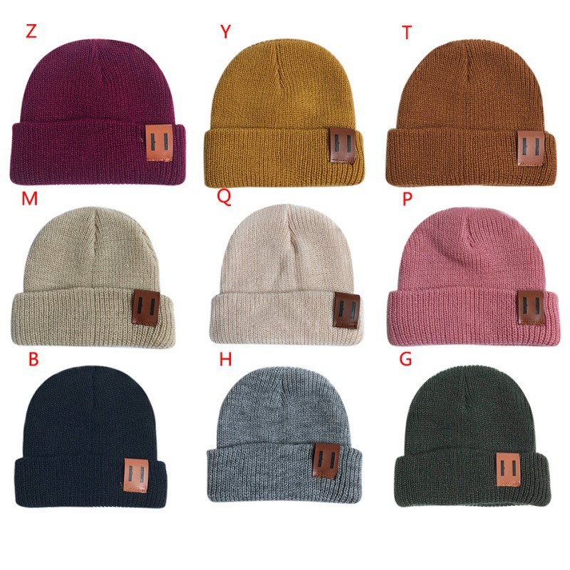 Mũ len trùm đầu giữ ấm mùa đông cho bé