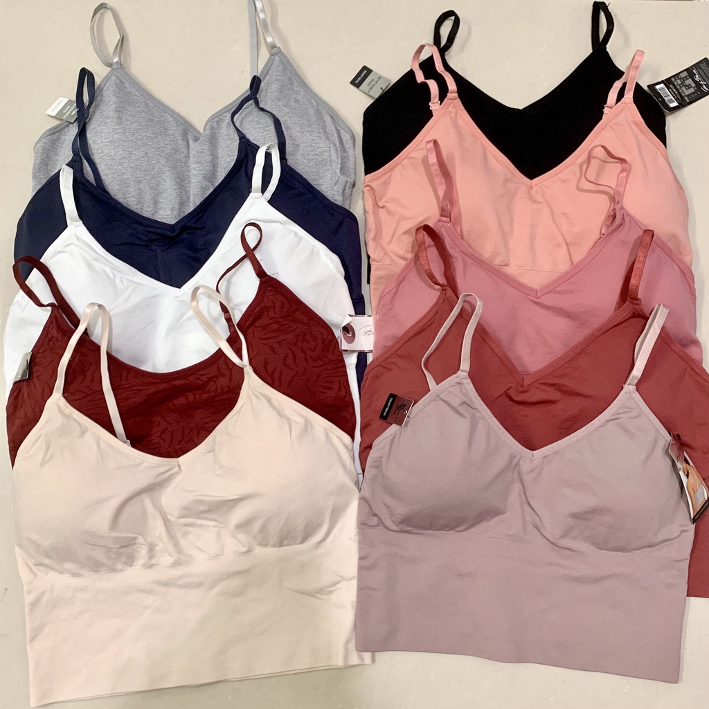 Áo Croptop Tập Gym Yoga Nữ MARILYN 2 Dây Có Mút Hàng Xuất Dư Cao Cấp