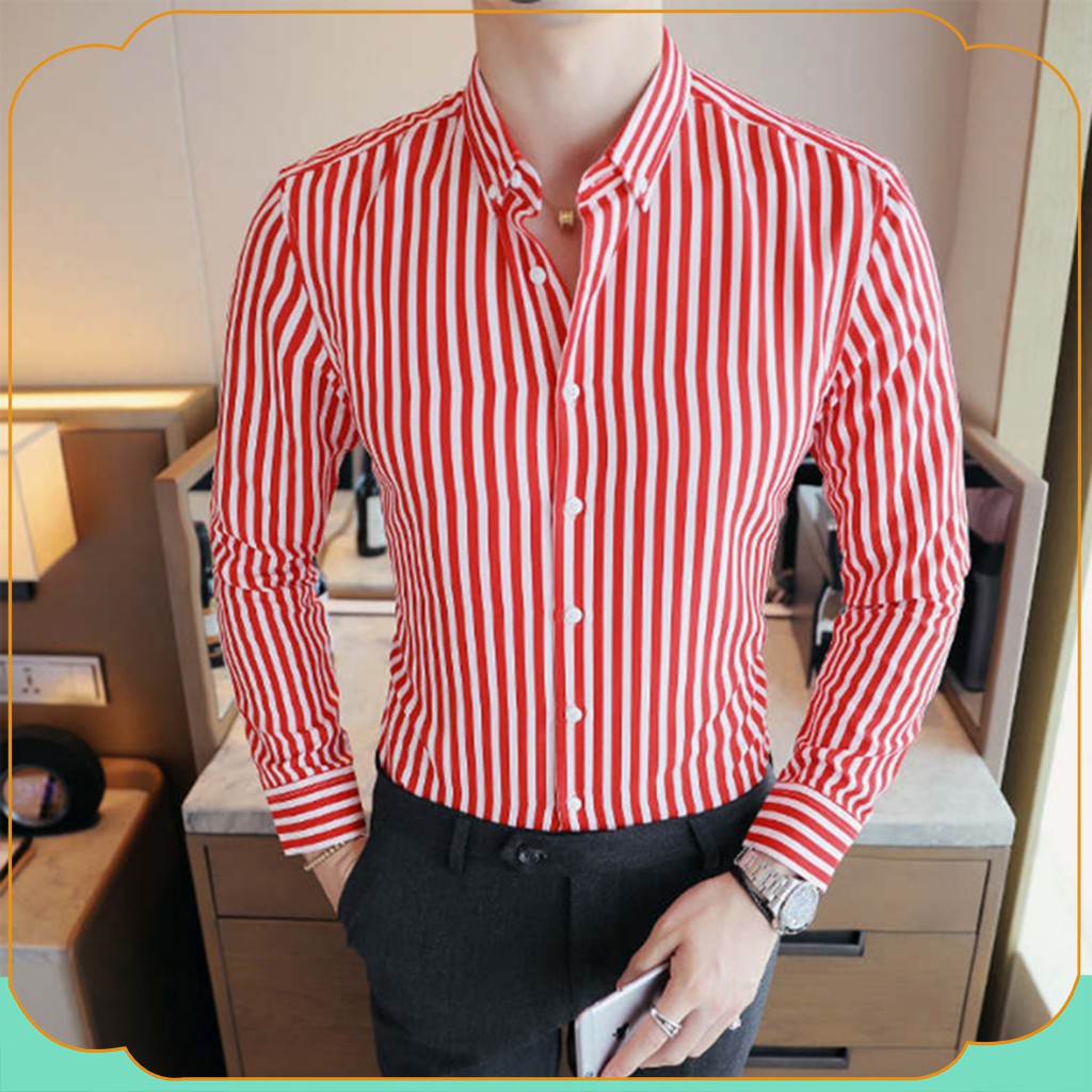 Áo sơ mi - Áo sơ mi nam cao cấp - dáng slimfit cực đẹp, chất vải lụa mềm mịn, thoáng mát, tôn dáng người mặc | BigBuy360 - bigbuy360.vn